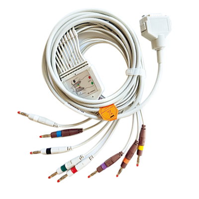 One Piece EKG Fixed Cable
